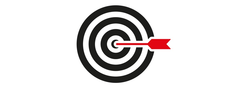 The target icon. Target symbol. Flat